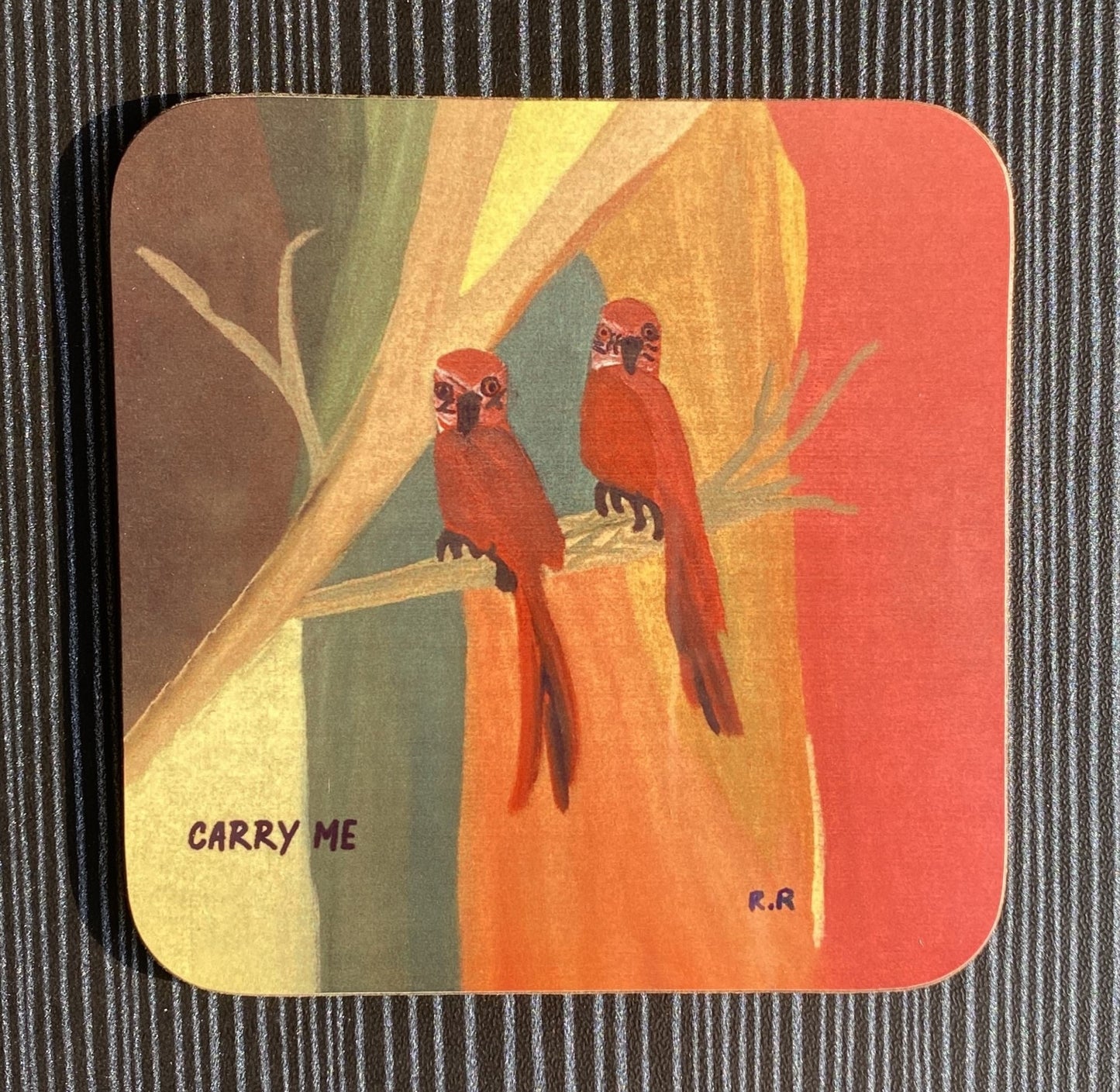 Coaster Birds Love Parrots