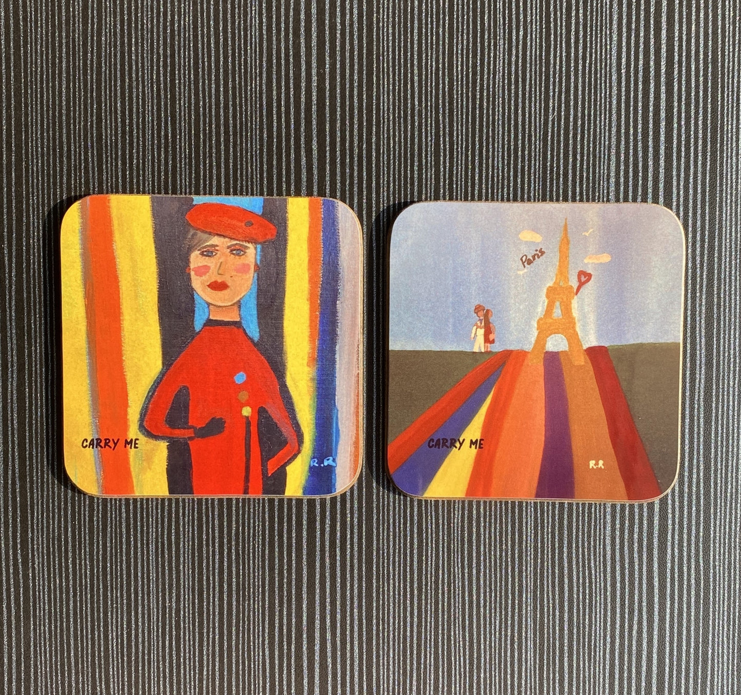 Coaster Paris & Chantal Set Of 2
