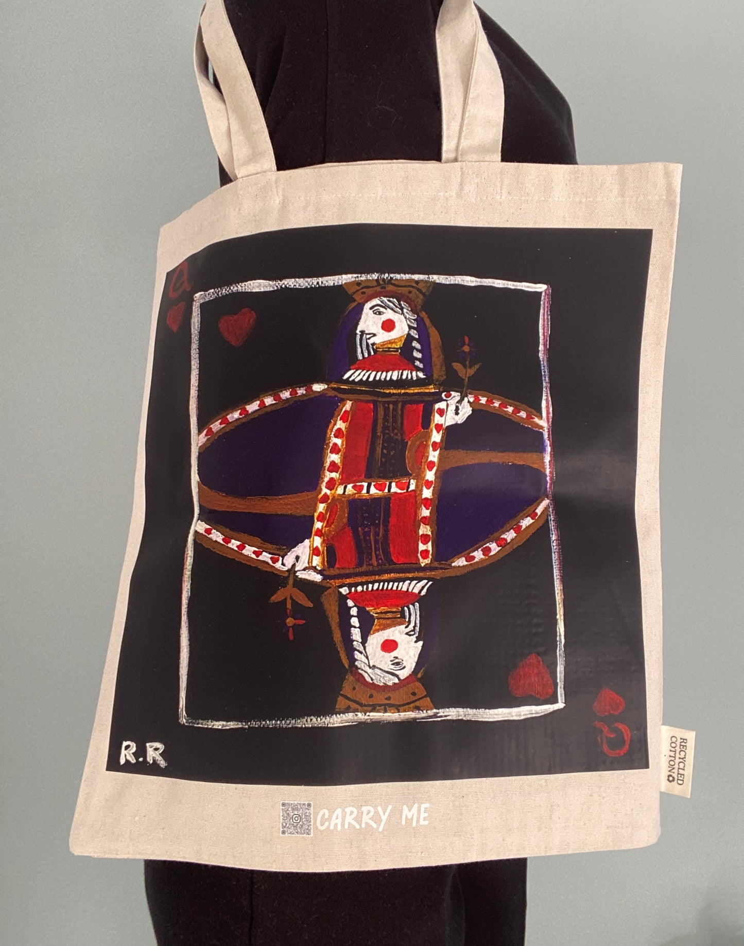 Tote Bag Hearts Queen of Hearts