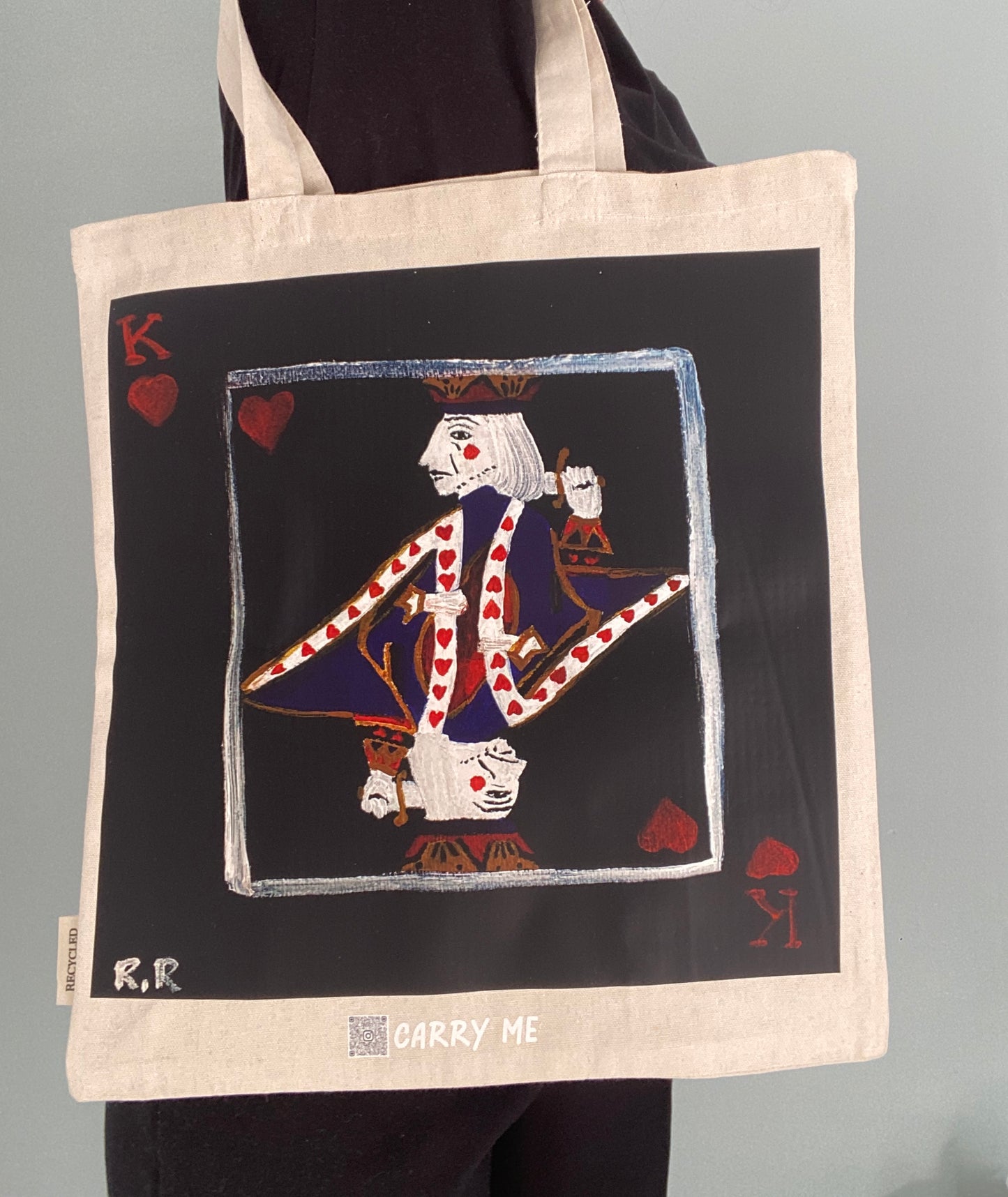 Tote Bag Hearts King of Hearts