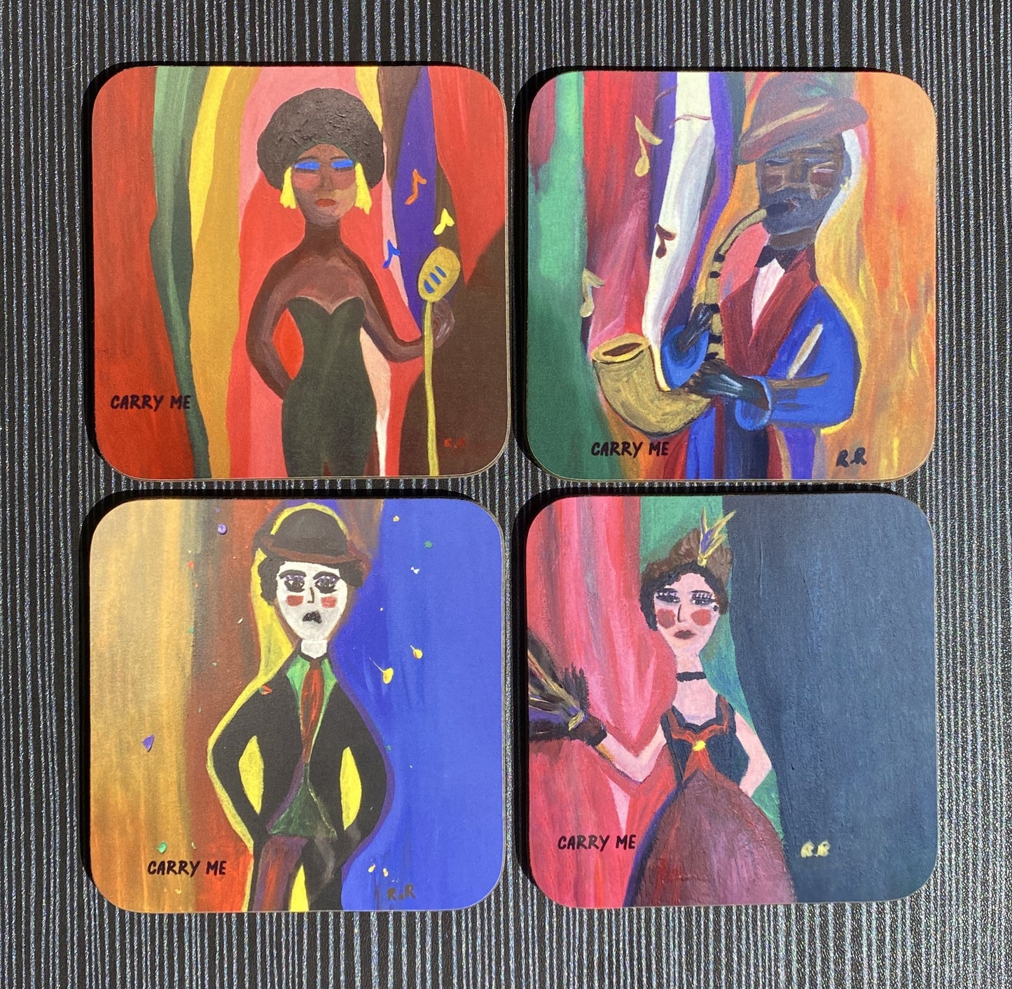 Coasters Music & Film Set Of 4